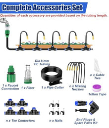Air Conditioner Misting Cooling System, 360° Bendable Adjustable Sprayer