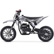 MotoTec 50cc Demon Kids Gas Dirt Bike 2-Stroke White