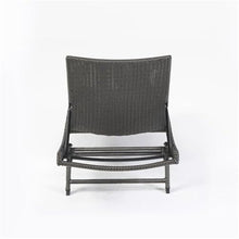 Noble House Kauai Outdoor 6-Pc Wicker Chaise Lounge Set Grey