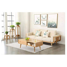 ZOCWJK Plant Stands,All Wood Flower Stand,Multi Purpose Coination Shelf Flower Pot Shelfnishings/Wood Color/100Cm,