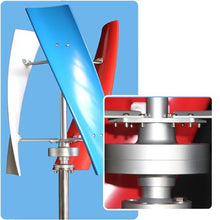 800W Wind Turbine Generator 12V 24V with 3 Blades Wind Vertical Turbine Generator Permanent Magnet Generator Wind Turbine Kit for Hybrid Wind Solar,A-24V