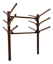 Log Kayak Rack 6 Place Kayak and SUP Board Rack Buried in Ground - Canyon Brown