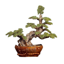 YXIANG56Q Office Desk Decor Crystal Tree Fortune Ornaments, Lucky Money Tree Decorative Crafts, Home Living Room Wealth Artwork Desk Decorations(Green)