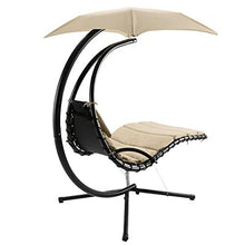 Kaluo Hanging Chaise Lounge Chair Modern Design Swing Hammock Canopy Yard Garden