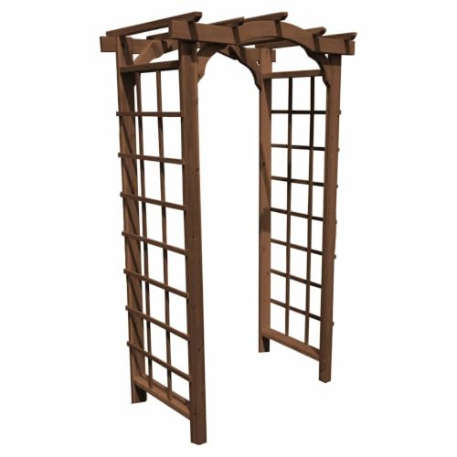 Keystone Amish Co. Newport Cedar Arbor, 3-Foot, Mushroom Stain