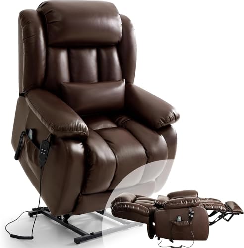 Infinite Position Power Lift Recliner with Heat & Massage for Adults