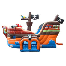 TentandTable Inflatable Pirate Ship Bounce House with Slide - Commercial Grade, Includes Blower