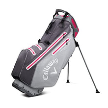 Callaway Golf Fairway 14 HD Waterproof Stand Bag (2022 Edition) Charcoal/Silver/Pink