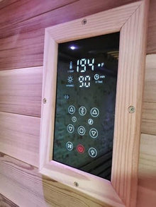 HEALTH AND MED.COM Canadian Red Cedar Wood Indoor Swedish Steam Sauna Wood