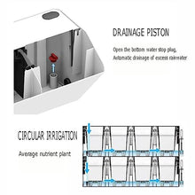 Vertical Garden Planter, Wall Hanging Container Boxes for Three-Dimensional Greening Planting, Family Balcony Vegetable Pot for Vegetables Flowers (Color : White, Size : 57x115cm-3pc)