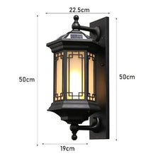 MVUYO Vintage Porch Patio Wall Lamp European Style Glass Light Waterproof Outdoor Industrial Sconce E27/E26 for Rural Villa Courtyard Terrace Corridor Entryway Lighting Fixture