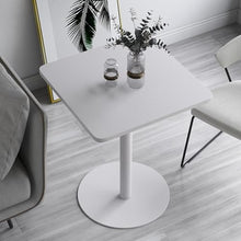 side table, 29" Height, with Metal Base, Decorative Pedestal Table(/Gold)