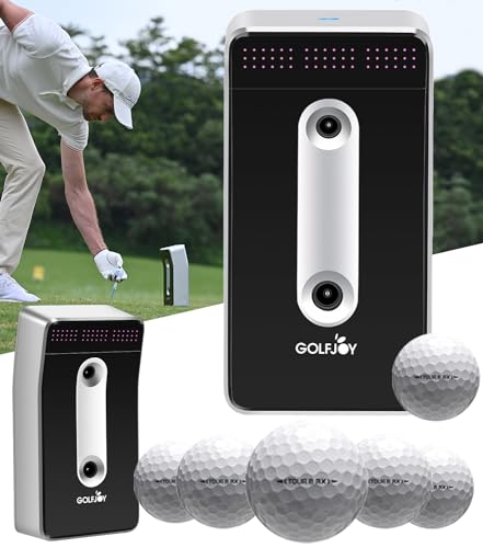 PlayBetter GolfJoy GDS Plus Launch Monitor Bundle with Premium Golf Balls