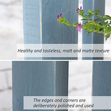 iumLeap Outdoor Sink Station Open Shelves with Hooks, Removable Sink & Drawer Gardening Bench Potting Table (Blue 100x45x119cm)