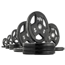 XMark Olympic Weights Set with 7' Barbell 365 lb