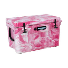 Frosted Frog 45 Qt Camo Rotomolded Insulated Cooler, Pink White