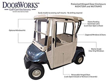 DOORWORKS GOLF CART ENCLOSURES EZGO RXV Sunbrella Canvas Cart Cover - Wheat