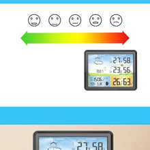 YWMLFZ Indoor Outdoor Temperature Humidity Meter Multi-Functional Color Screen Weather Clock Alarm