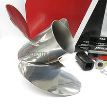 Quicksilver Mercury Marine Enertia 15-1/8 x 14 Pitch 3-Blade Stainless Steel Propeller