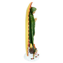 Design Toscano Virgin of Guadalupe Religious Garden Statue, 33 Inch, Large, Resin, Full Color Finish