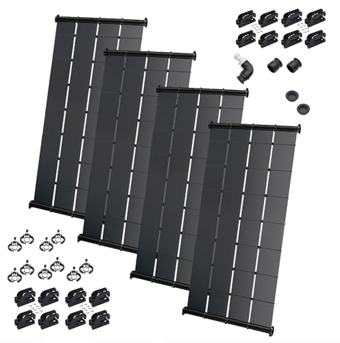 Fenix Pool Solar Heliocol Solar Pool Heater DIY Kit Black