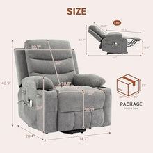 Garvee Oversized Power Lift Recliner Chair for Big and Tall with Wide Seat