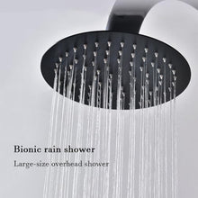 HUXUZYDY Free Standing Outdoor Shower Column with 3-Function Rotating Down-Flow Faucet for Backyard, Garden, Beach, Courtyard,Silver,Silver