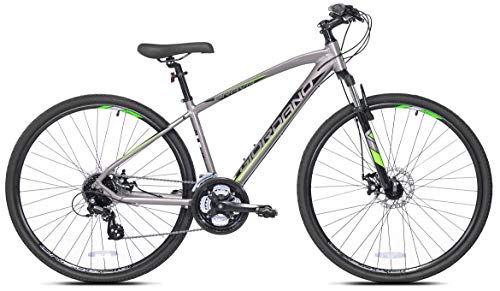 Giordano Brava Hybrid Comfort Bike Silver