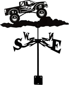 Weathervane Weather Vane Wind Direction Indicator Measuring Tools Wind Vanes Decorative Garden Yard (Pickup Trucks)
