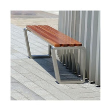 YUHUAWF Park Patio Seat Stainless Steel Irregular Outdoor Bench Park Square Courtyard Outdoor Furniture Seating(Large)