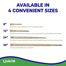 Underhill Deep Drip Irrigation Stakes 36-Inch, Case of 25 Watering Spikes for Palm Trees and Deep Rooted Trees, Drip System Parts Tubes, A-DD36-25