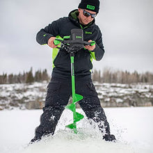 ION ICE FISHING Alpha 8-Inch Gen 3 40V Lithium-ion Electric Ice Auger Green/Black