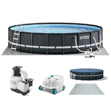 INTEX Ultra XTR 20ft x 48in Above Ground Swimming Pool Set Bundle