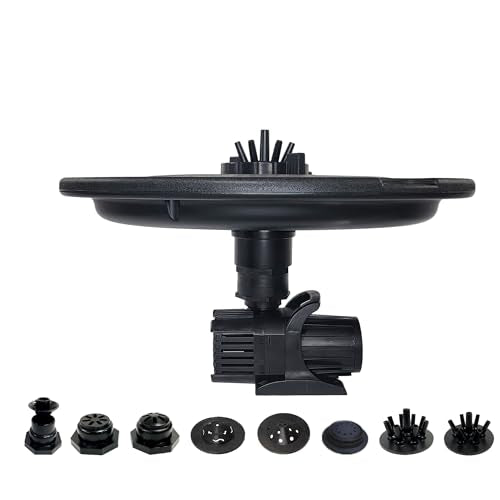 HALF OFF PONDS 3/4 HP Floating Fountain with 200 Foot Cord - 11 Patterns, Surface Aeration, No Lights