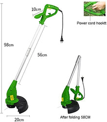 Household Electric Lawn mowers and Trimmers-Lightweight Telescopic Lawn mowers Multi-Angle Adjustment Foldable 500W high-Power Motor