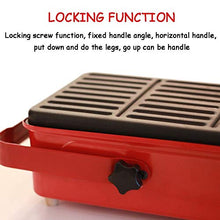 TEOYETTSF Barbecue Outdoor Mini Home Charcoal Grilling Tools 3-5 Wild Full Set of Carbon Stove Smokeless