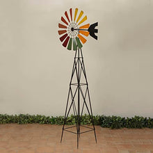 Gerson International 91.73 in Metal Garden Windmill