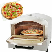 WZUOPG Portable Pizza Oven | Countertop Electric Pizza Maker | Outdoor Pizza Grill with Temperature Detector | for Commercial Kitchen,110V