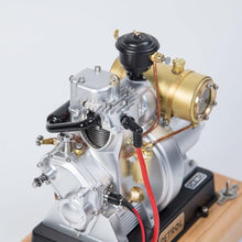 MindXplore RETROL185-Type Micro Single-Cylinder 4-Stroke Engine Model for Classic Vintage Tractor (Pulley Version)