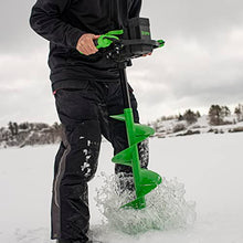 ION ICE FISHING Alpha Plus 10-Inch Electric Ice Auger Green/Black