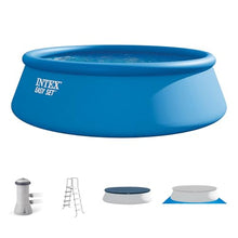 INTEX Easy Set 15 ft x 48in Inflatable Ring Above Ground Pool Set w/Pump