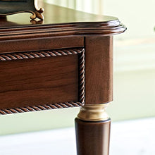 living room table Luxury Wooden Side Table with Manual Gold Painting, 22.8 "Square Sofa End Table with Drawer and Open Shelf, Exquisite Small Coffee Table For Any Room outdoor side table ( Color : Bla