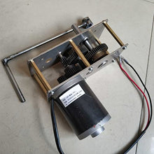 OLONETO 120W 24V Permanent Magnet DC Generator Hand Generator High Power Generator + Gearbox + Hand Generator 3550rpm DC Speed-up Gearbox Can Charge The Battery