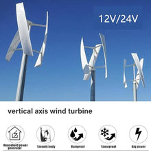 ZXINXIN 4000W Wind Turbine Generator Vertical Wind Turbine with 3 Blade and Controller Windmill Power Generator for Home Hybrid Wind Solar 12V
