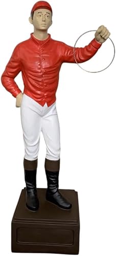 Classic Lawn Jockeys Red Garden Statue Lawn-Jockeys, 36" Height
