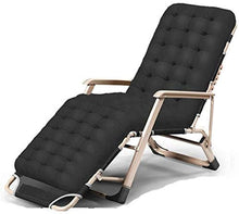 Lsoiup Heavy Duty Sun Lounger - Extra Wide Folding Chair with Orthopedic Cushions, Outdoor Recliner, 200kg Capacity