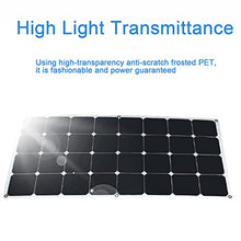 Solar Panel Kit,Flexible Solar Panel 100W 18V Monocrystalline Bendable 2 * 100 Watt 18Volt Semi Flexible Mono Solar Panels Charger Off