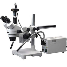 AmScope Digital Trinocular Stereo Zoom Microscope 3.5X-90X Magnification