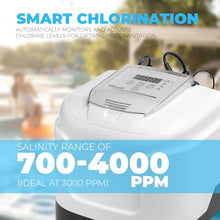 XtremepowerUS Salt Chlorine Generator - for Above Ground Swimming Pools up to 15,000 Gallons, Salt Water System Chlorinator Built-in Timer with E.C.O. Salt Cell Genertaor
