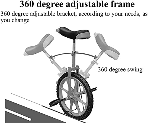 JINCAN 16-Inch Wheeled Unicycle with Anti-Skid Tires and Pedals